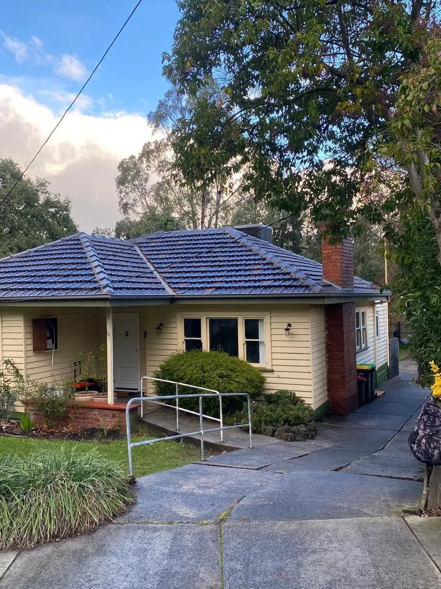 Attractive restored tiled roof lifting the kerb appeal of a Melbourne home