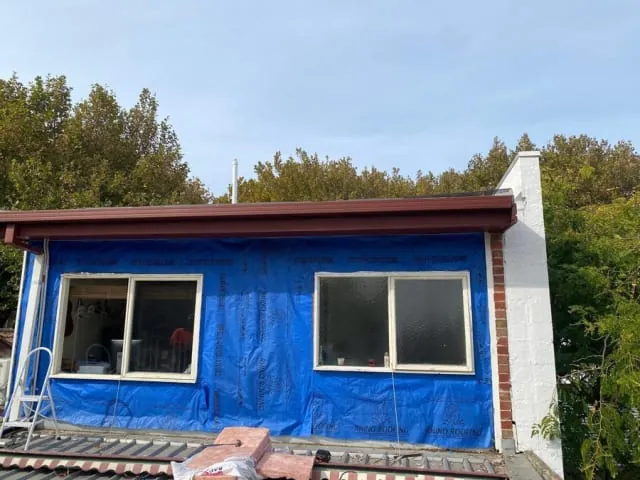 Exterior house painting on a home in Melbourne